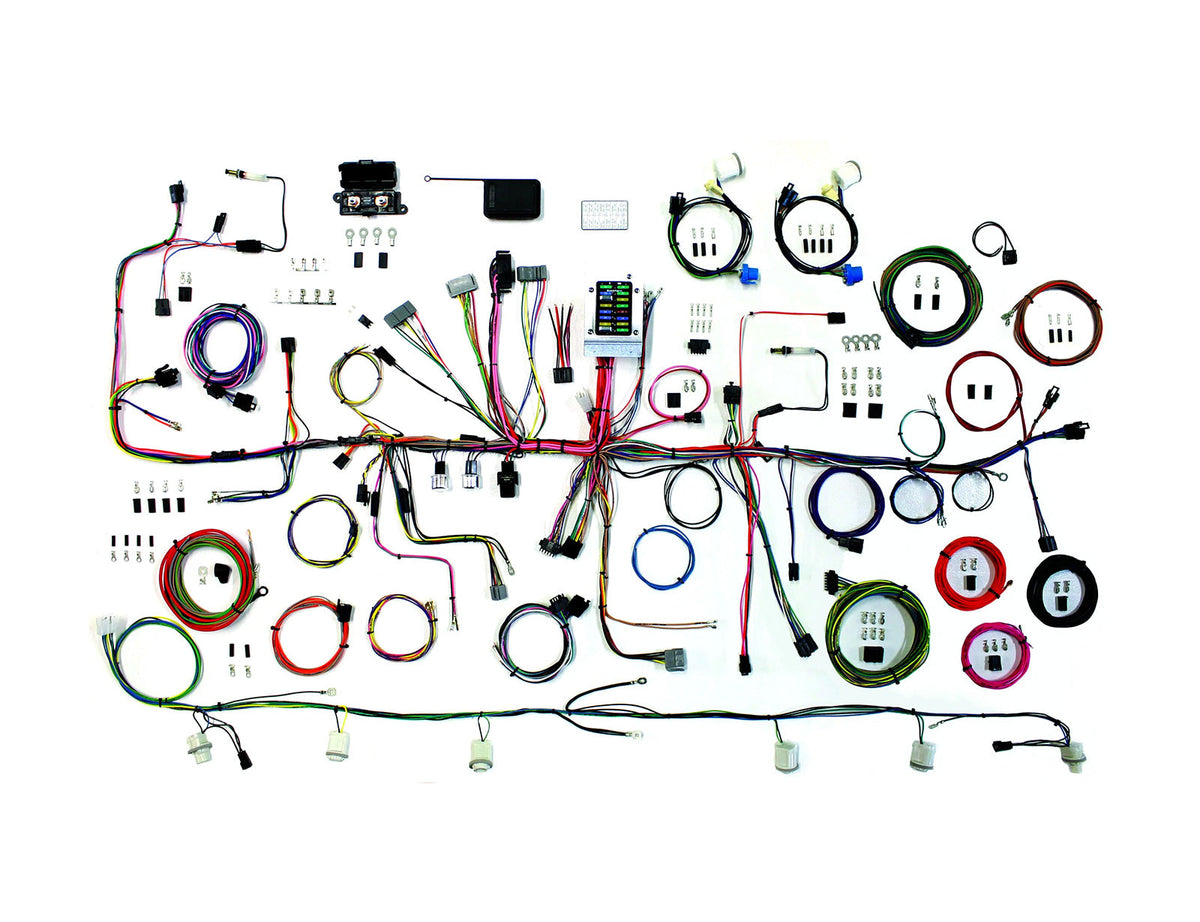 1987-1989 Ford Mustang American Autowire 510547 Complete Wiring Harness Classic Update Kit