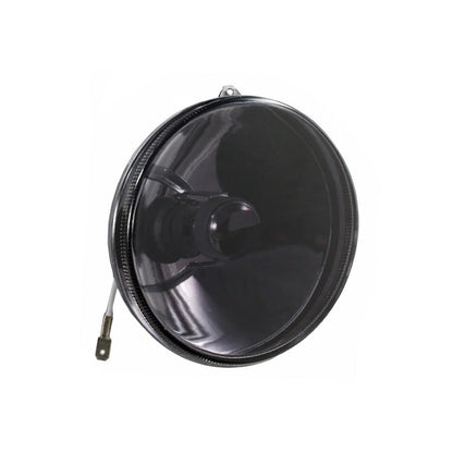 1987-1993 Mustang GT Euro Smoked Fog Lights Lenses & H3 Bulbs - Pair