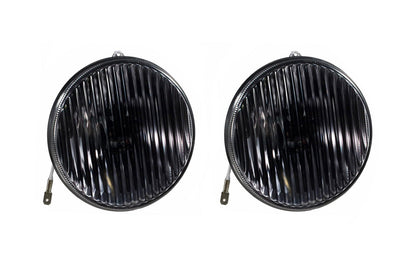 1987-1993 Mustang GT or Cobra Smoked Fog Lights Lenses & H3 Bulbs - Pair