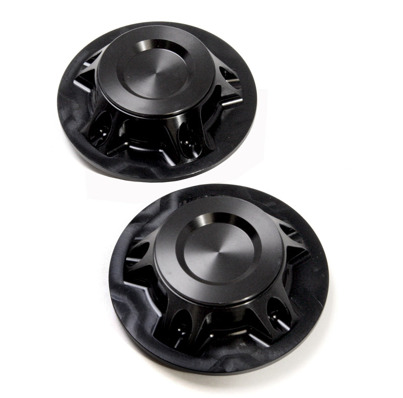 2010-2014 Camaro Black Billet Strut Tower Caps