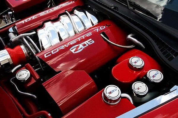 2006-2013 C6 Corvette Z06 Executive Engine Fluid Cap Covers Z06 Logo 6 Piece Set