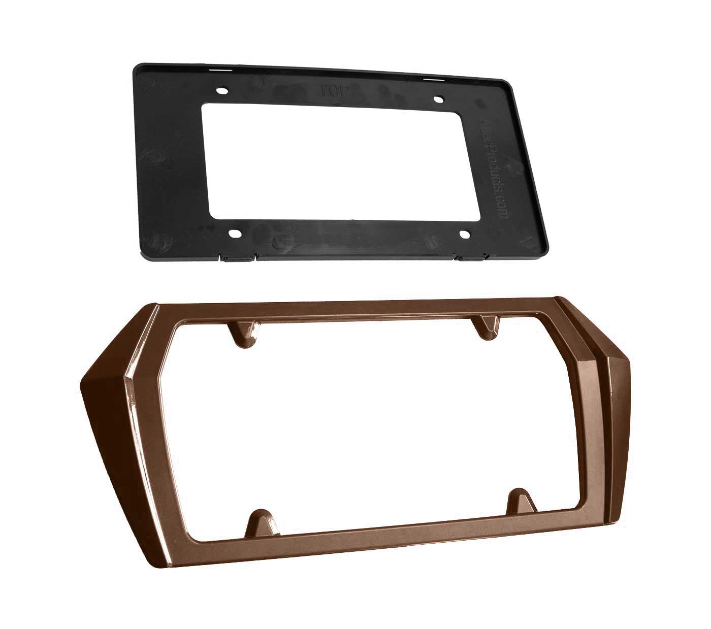 2020-2023 Corvette C8 Painted Rear License Frame Bezel G48 Caffeine Metallic