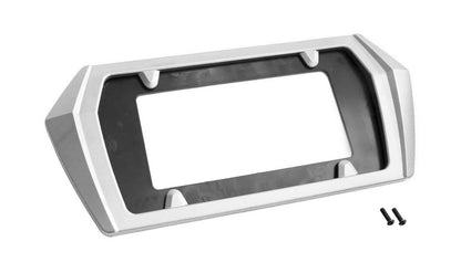 2020-2026 Corvette C8 Painted Rear License Plate Frame Bezel - G8G Arctic White
