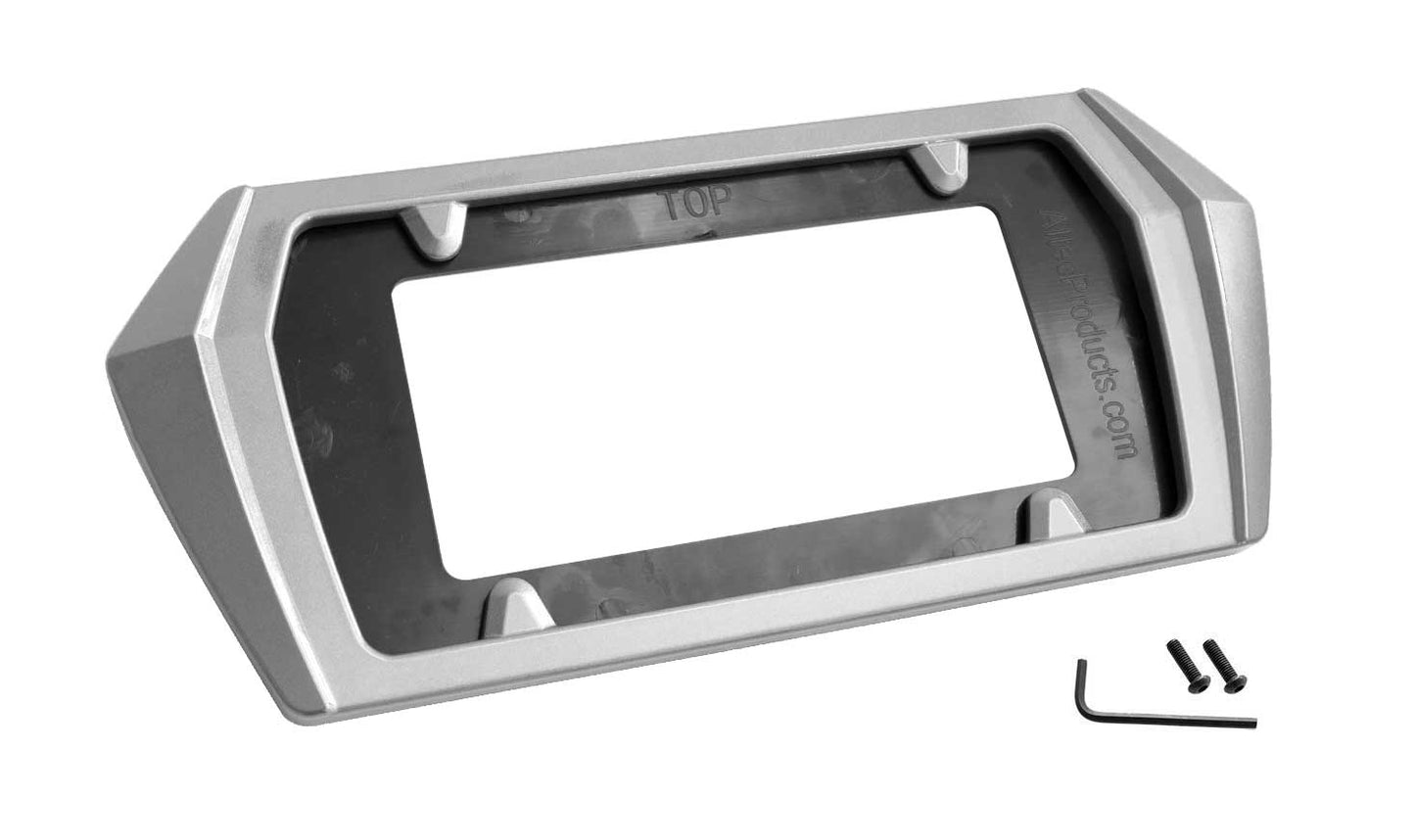 2020-2024 Corvette C8 Painted Rear License Plate Frame Bezel GA7 Hypersonic Gray