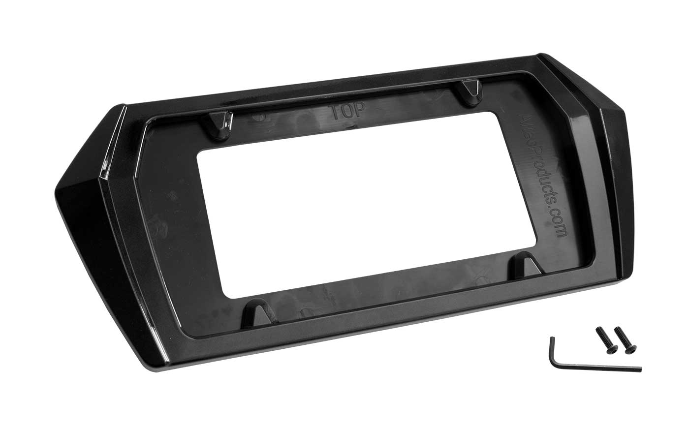 2020-2024 Chevy Corvette C8 Painted Rear License Plate Frame Bezel - GBA Black