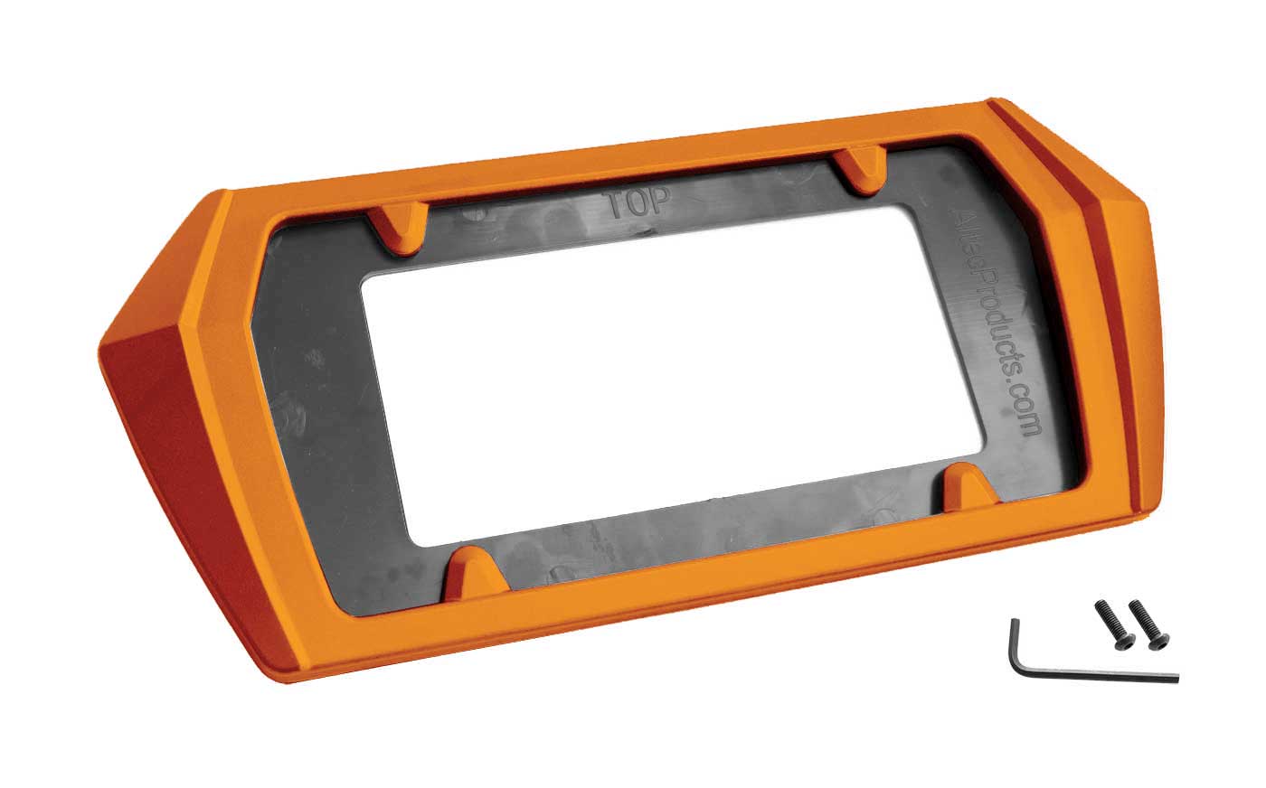 2022-2024 Corvette C8 Painted Rear License Plate Frame Bezel GC5 Amplify Orange