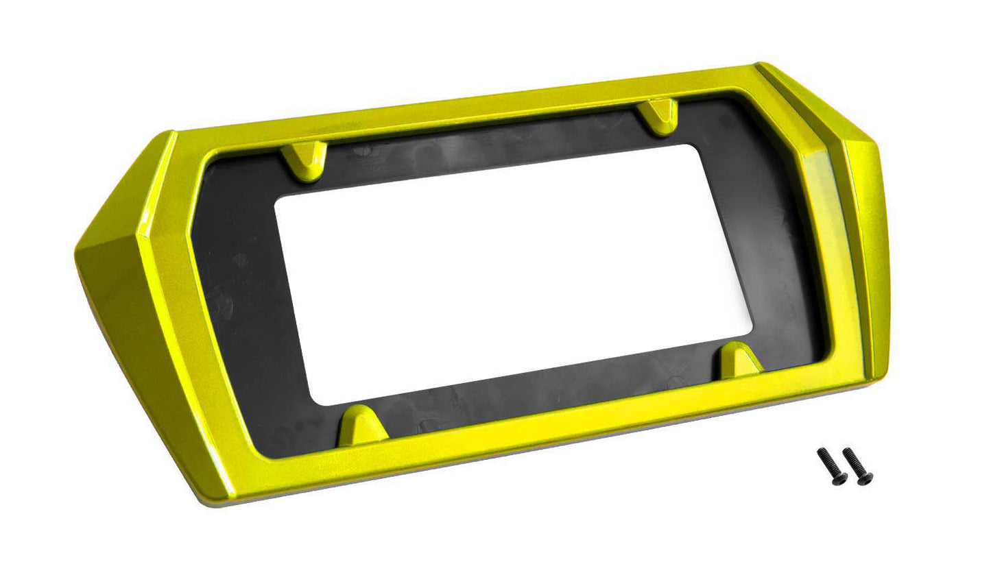 2020-2023 Corvette C8 Painted Rear License Plate Frame GD0 Accelerate Yellow