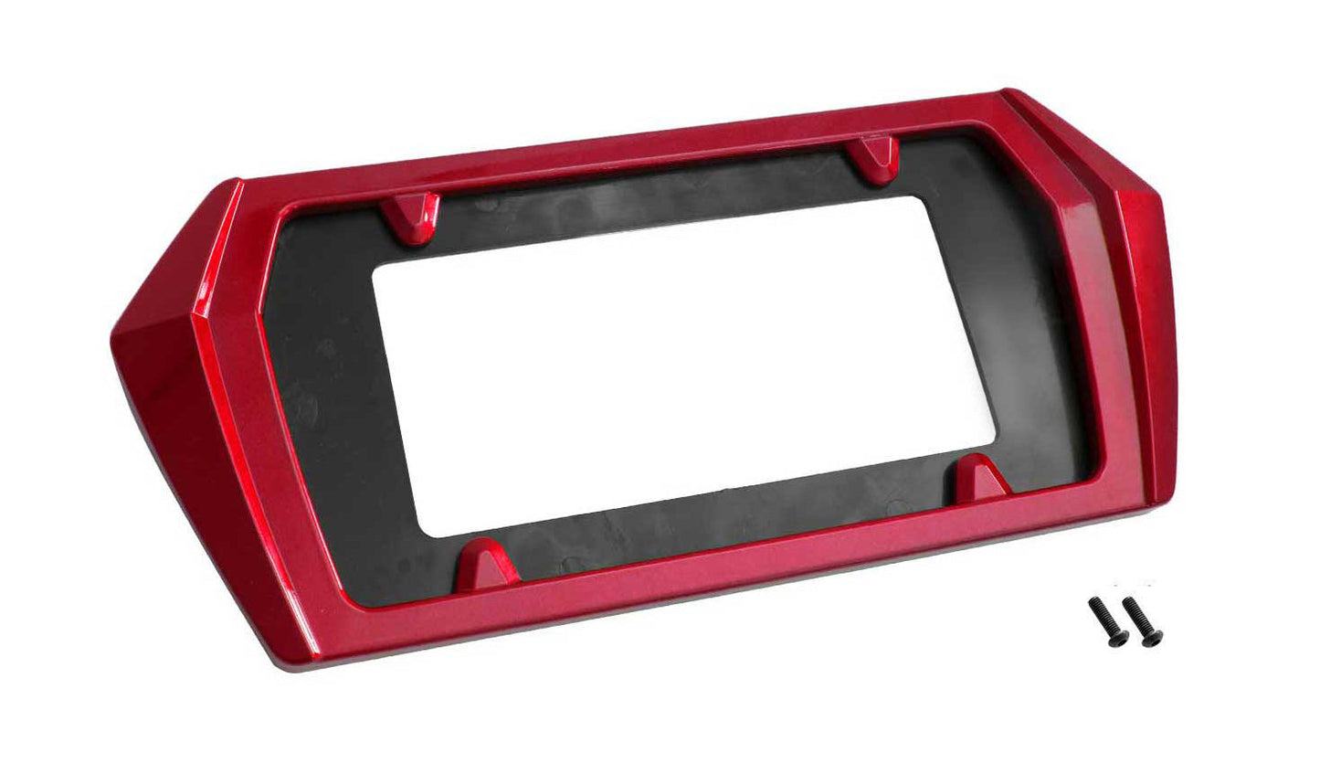 2020-2026 Chevy Corvette C8 Rear License Plate Frame Bezel - GKZ Torch Red