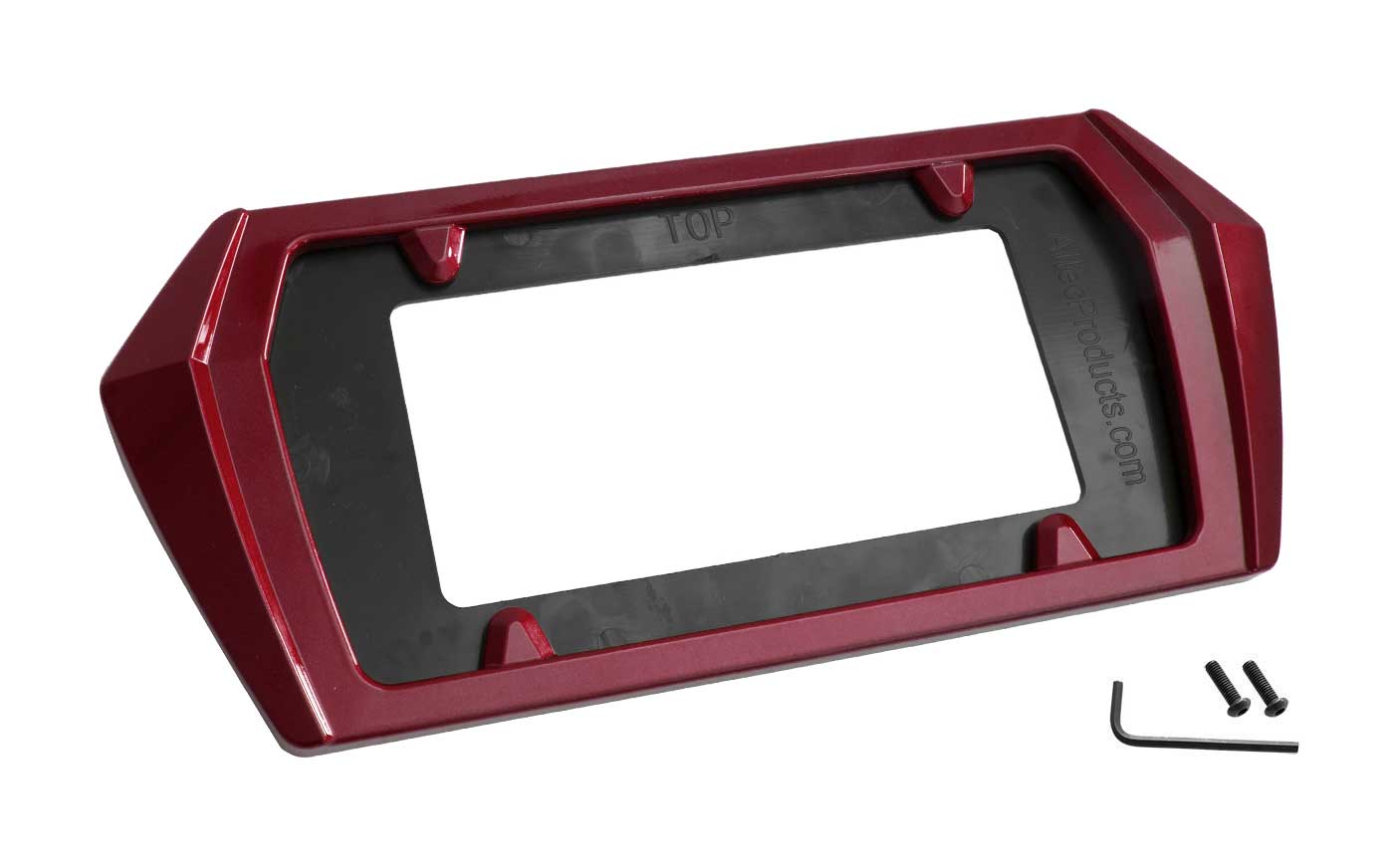 2020-2024 Chevy Corvette C8 Rear License Plate Frame Bezel - GPH Red Mist