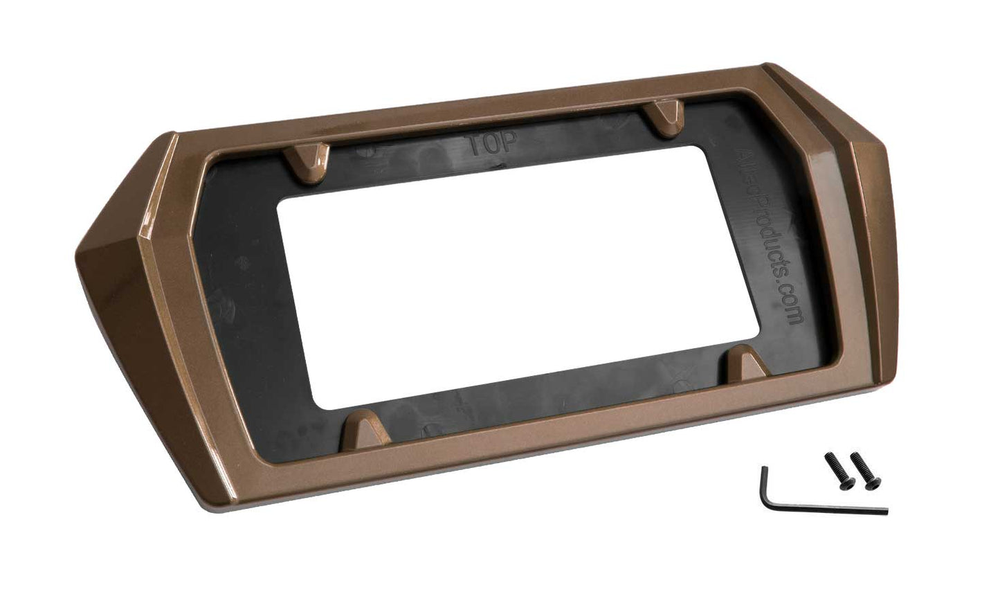 2020-2024 Corvette C8 Painted Rear License Plate Frame Bezel GUI Zeus Bronze