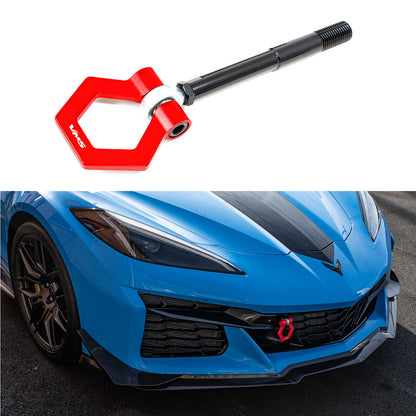 2014+ Chevrolet Corvette C7/C8 Front Hexagonal Tow Hook Loop Ring - Red