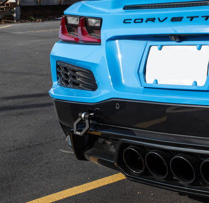 2014+ Chevrolet Corvette C7/C8 Front & Rear Tow Hooks - Black