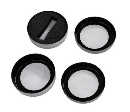 2020-2026 Corvette C8 4pc Stainless Engine Cap Cover Set w/ Carbon Fiber Inserts