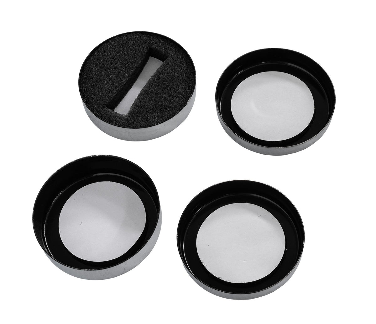2020-2026 Corvette C8 4pc Stainless Engine Cap Cover Set w/ Yellow Carbon Fiber Style Inserts