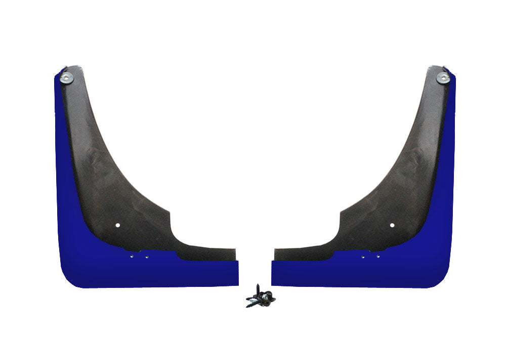 1997-2004 C5 Corvette Front 2pc Painted Splash Guards Pair Electron Blue 21U