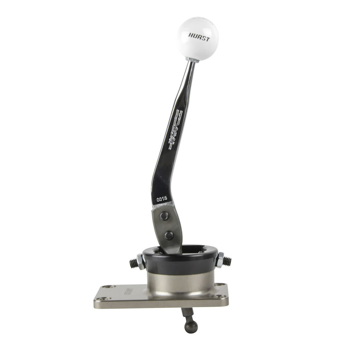 1983-2001 Ford Mustang V8 T5 & T45 Transmission Hurst Billet 5 Speed Shifter w/ White Knob
