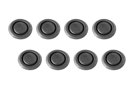 1965-1970 Mustang Floor Pan Under Seat Rubber Grommet Plugs 1.5" - Set of 8