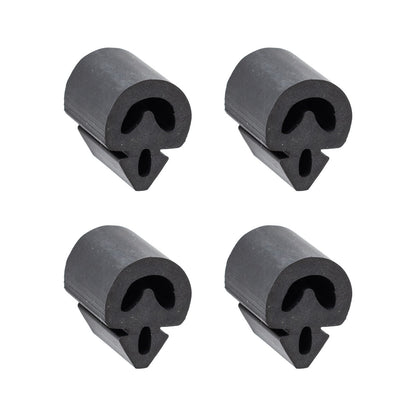 1969-1973 Ford Mustang Rubber Door Bumpers Cushions - Set of 4 (Does 2 Doors)