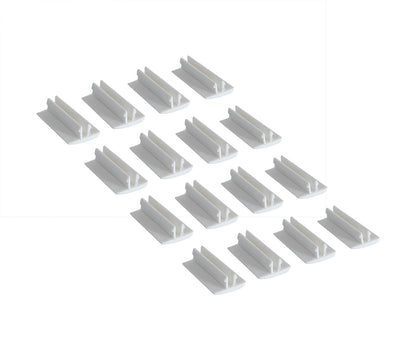 1969-1970 Ford Mustang Plastic Door Window Guides - Set of 16