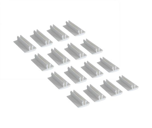 1969-1970 Ford Mustang Plastic Door Window Guides - Set of 16