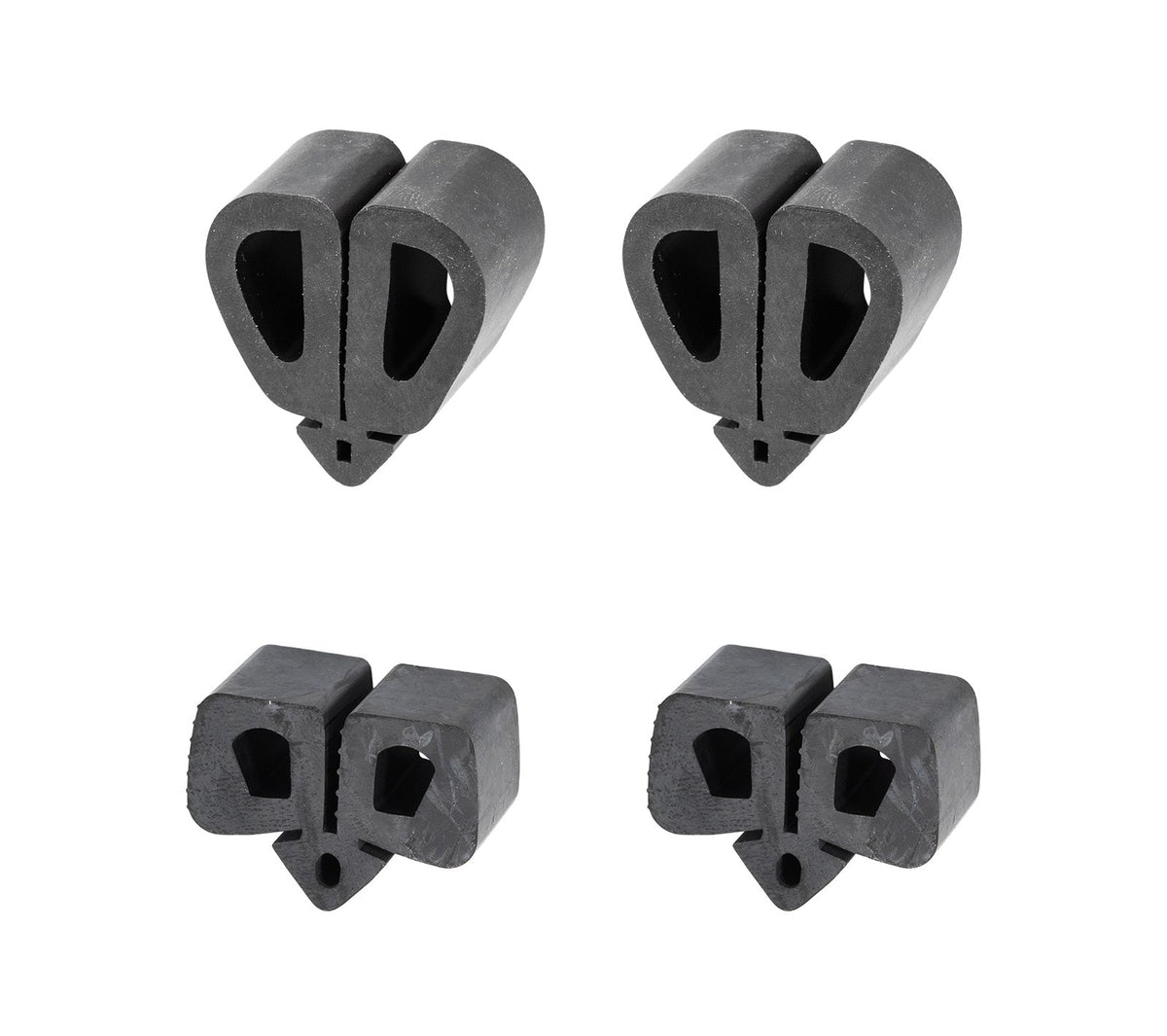 1967-1968 Ford Mustang Hood to Fender Rubber Bumpers - 4pc Set