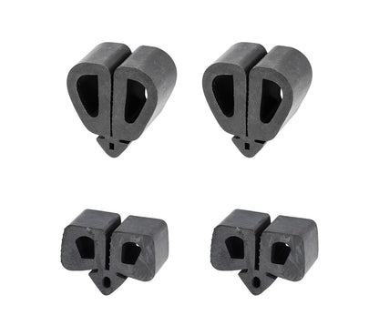 1967-1968 Ford Mustang Hood to Fender Rubber Bumpers - 4pc Set