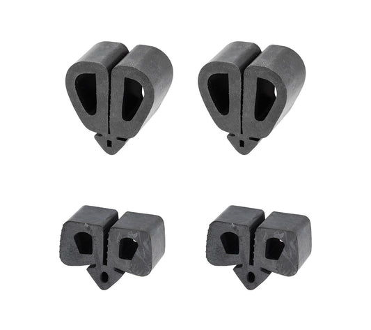 1967-1968 Ford Mustang Hood to Fender Rubber Bumpers - 4pc Set