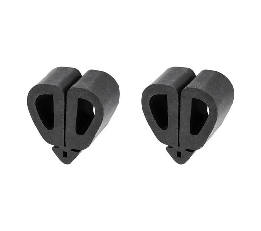 1967-1968 Ford Mustang Rear Hood to Fender Rubber Bumpers - Pair
