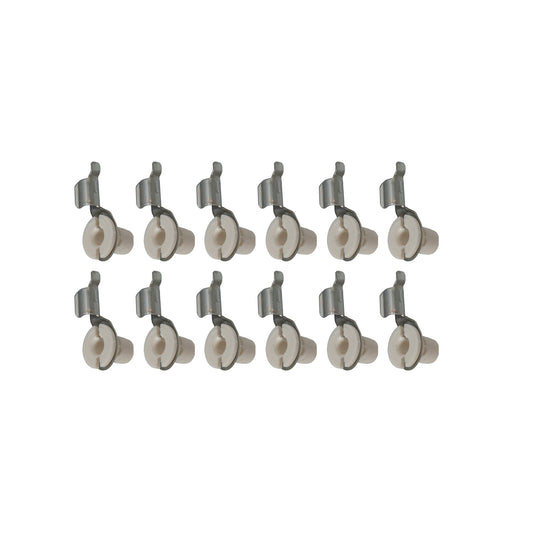1967-1973 Ford Mustang Door Lock Latch Rod Retainer Clips - Set of 12