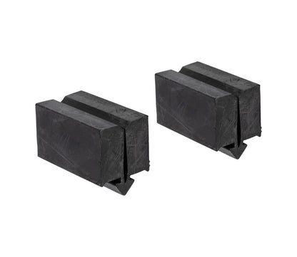1965-1968 Ford Mustang Door Window Glass Lower Rubber Stop Bumpers Pair