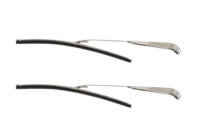 1969-1970 Ford Mustang 16" Windshield Wiper Washer Blades & Arms