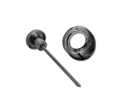 1969-1970 Ford Mustang Chrome & Black Headlight Switch Knob w/ Bezel