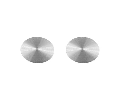 1968-1970 Ford Mustang Complete Chrome Window Handles Knobs & Backing Plates Kit