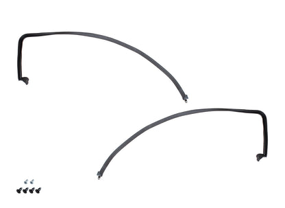1967-1968 Ford Mustang Fastback Roof Rail Rubber Weatherstrip Seals Pair LH & RH