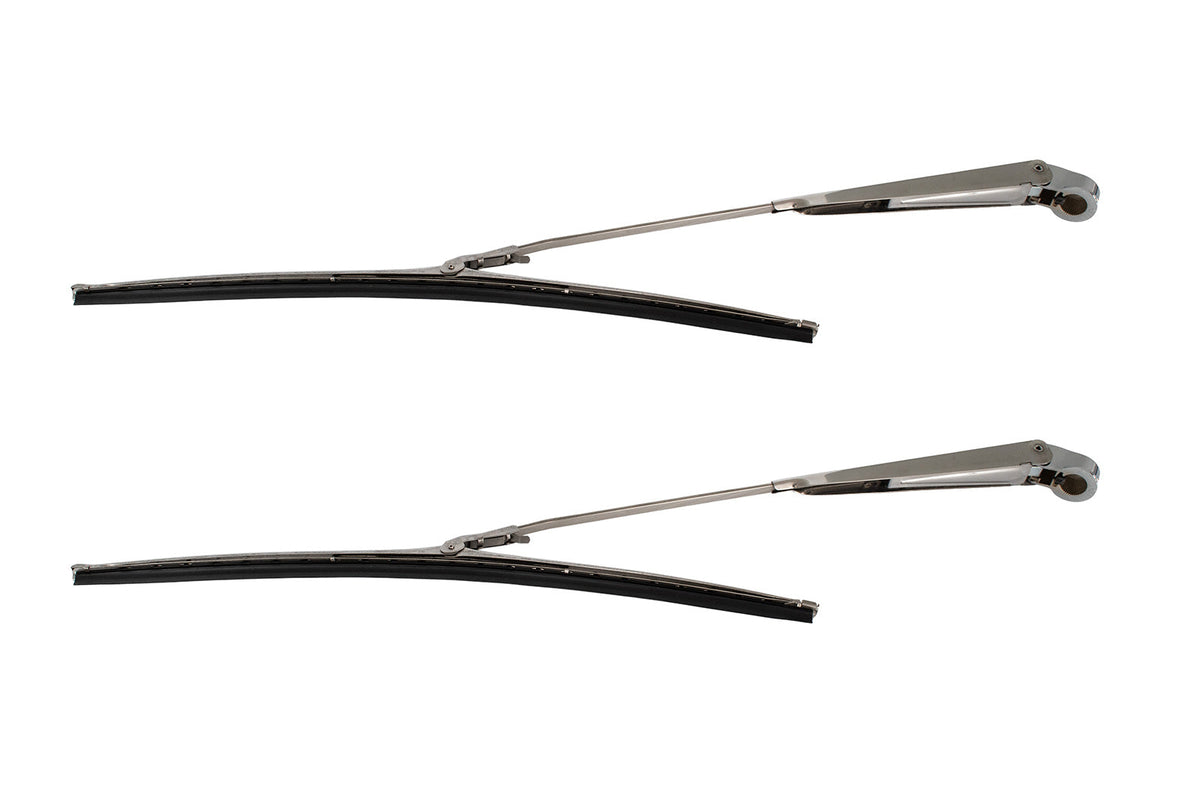 1964-1965 Ford Mustang 15" Windshield Wiper Washer Blades & Arms