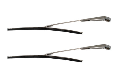 1964-1965 Ford Mustang 15" Windshield Wiper Washer Blades & Arms