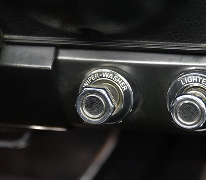 1971-1973 Ford Mustang Chrome Die Cast Windshield Wiper Switch Bezel
