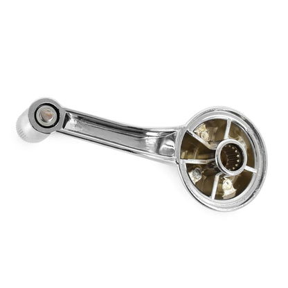 1965-1967 Ford Mustang Chrome Inside Door Window Manual Crank Handles Pair