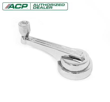 1965-1967 Ford Mustang Inside Rear Quarter Window Manual Crank Handle Chrome