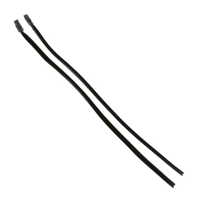 1967-1968 Ford Mustang Door Glass Vent Window Run Weatherstrips Pair