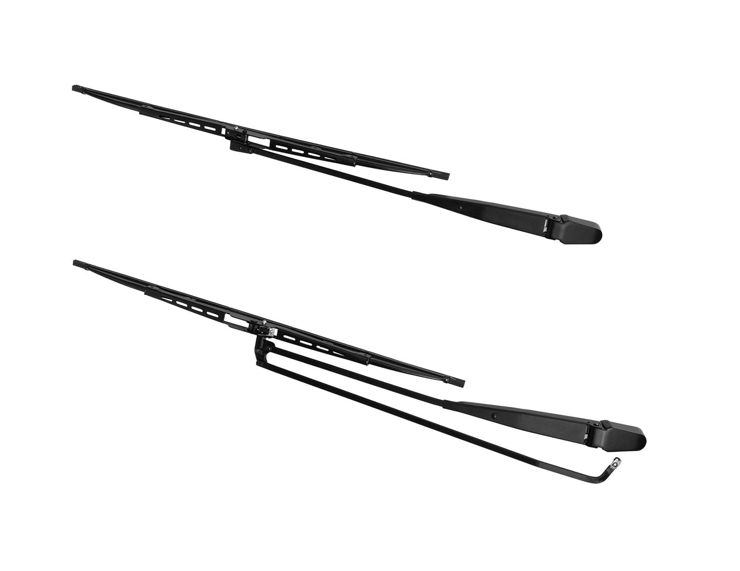 1971-1973 Ford Mustang 18" Windshield Wiper Washer Blades & Arms - Pair