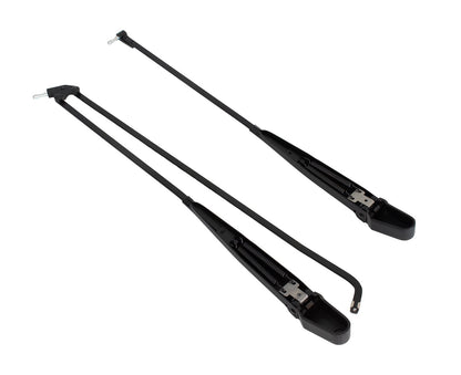 1971-1973 Ford Mustang 18" Windshield Wiper Washer Blades & Arms - Pair