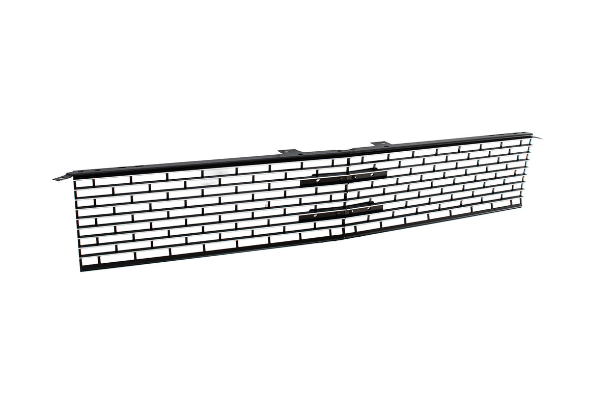 1966 Ford Mustang Standard Grille Stamped Aluminum Black & Silver