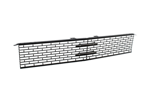 1966 Ford Mustang Standard Grille Stamped Aluminum Black & Silver