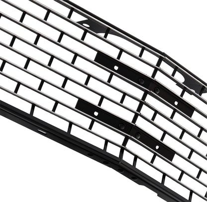 1966 Ford Mustang Standard Grille Stamped Aluminum Black & Silver