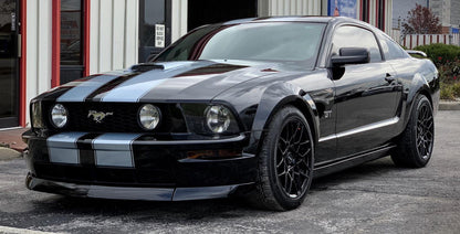 2005-2009 Ford Mustang Chrome Running Horse Front Grille & GT Fender Emblems