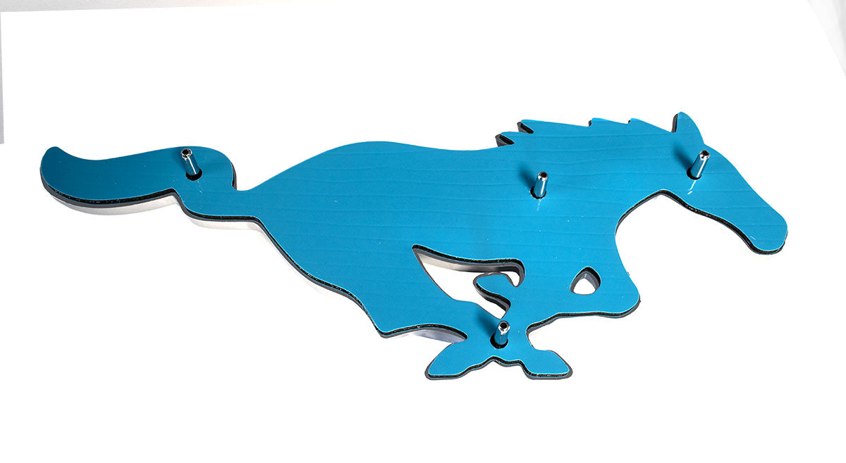 2005-2009 Ford Mustang Black Running Horse Front Grille & GT Fender Emblems