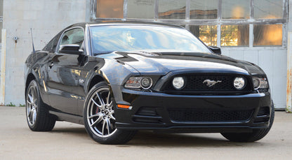 2010-2014 Ford Mustang GT Chrome Running Horse Front Grille & 5.0 Fender Emblems