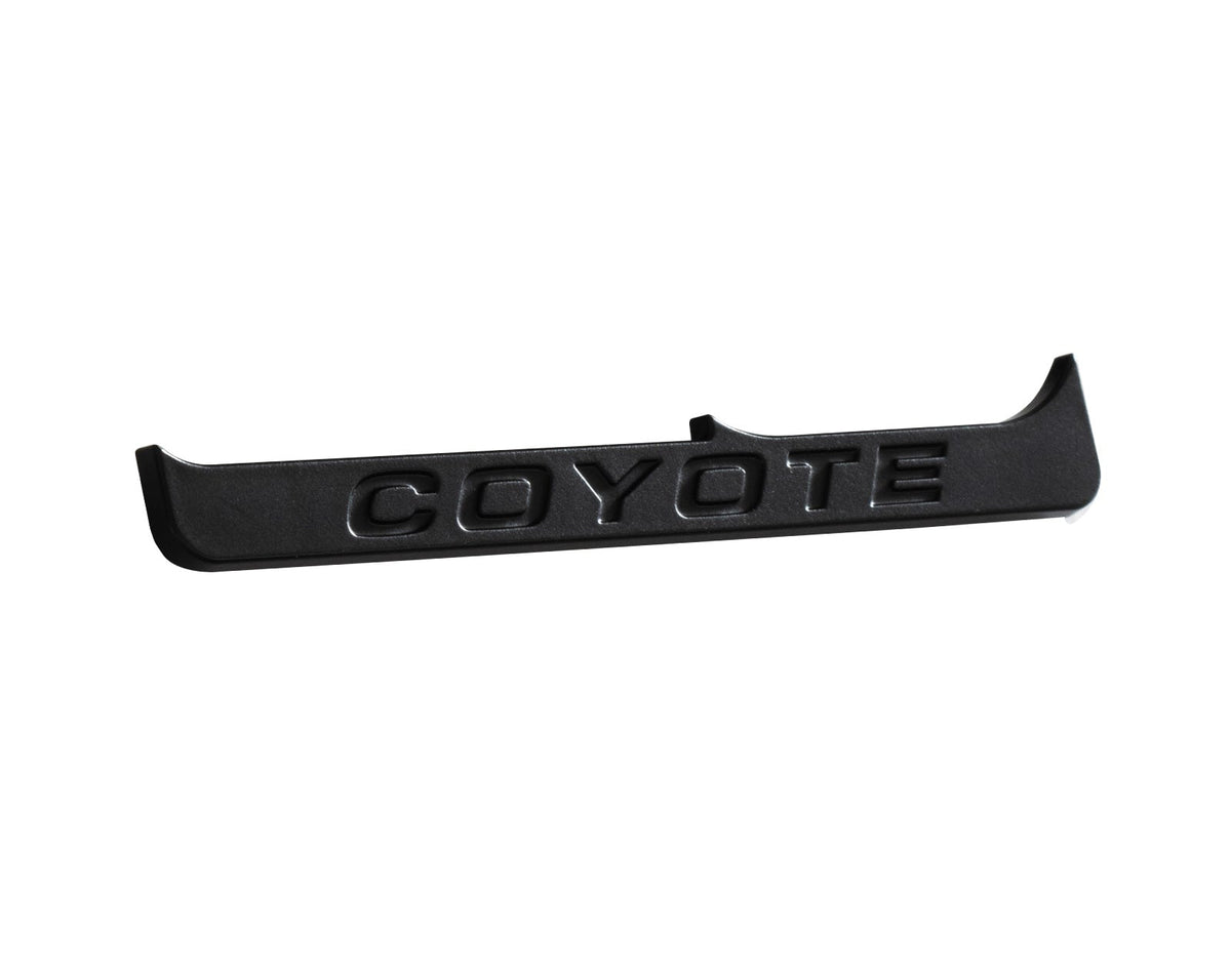 2015-2023 Mustang GT 5.0 V8 5" Coyote Black Fender Lower Emblem Accent