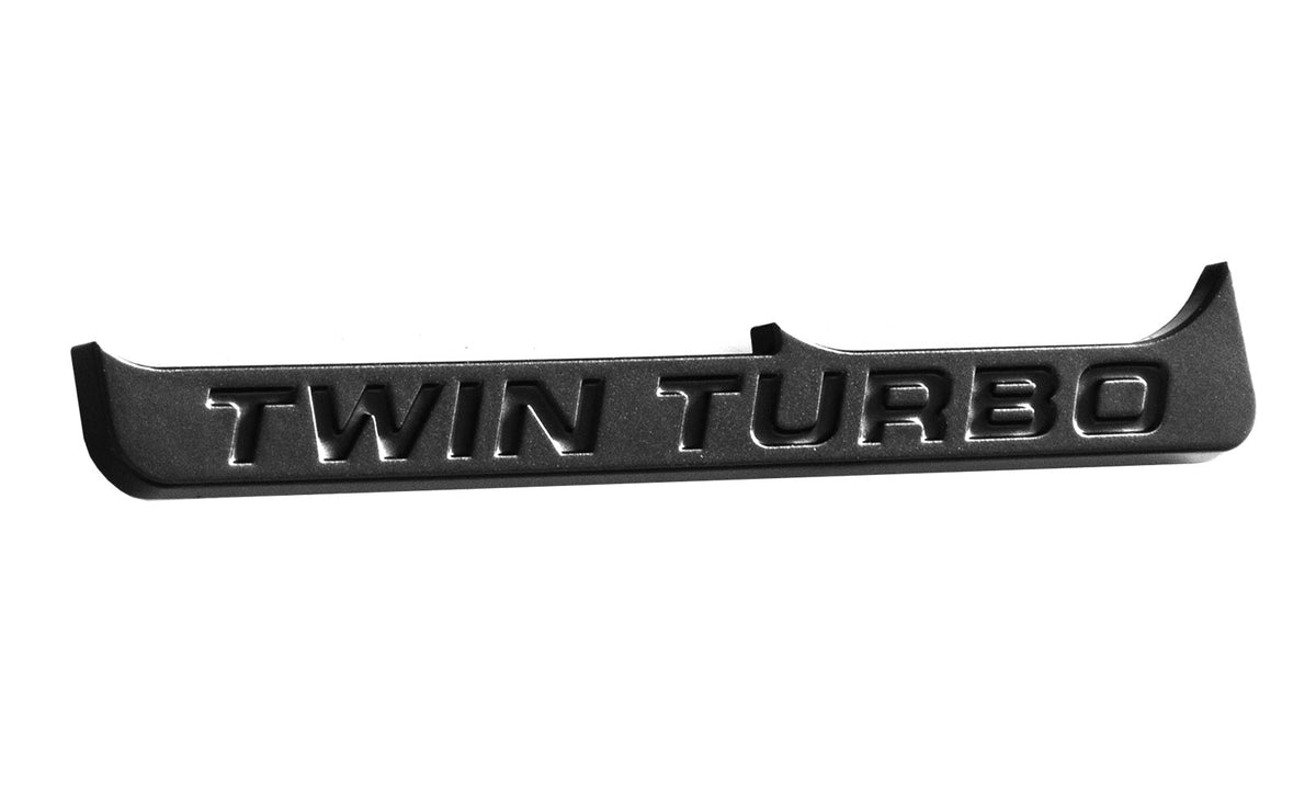 2015-2023 Mustang GT 5.0 V8 Twin Turbo 5" Black Fender Lower Emblem Accent